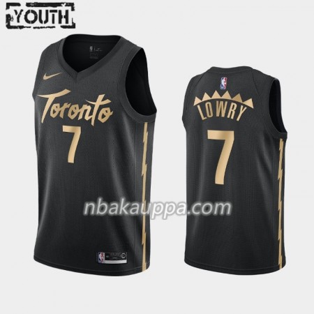 Toronto Raptors Kyle Lowry 7 Nike 2019-2020 City Edition Pelipaidat Swingman - Lasten